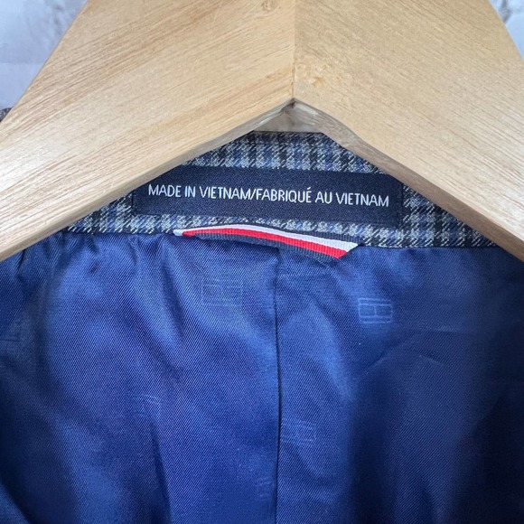 TOMMY HILFIGER Mens Navy Single Breasted, Blazer Jacket - Picture 3 of 12